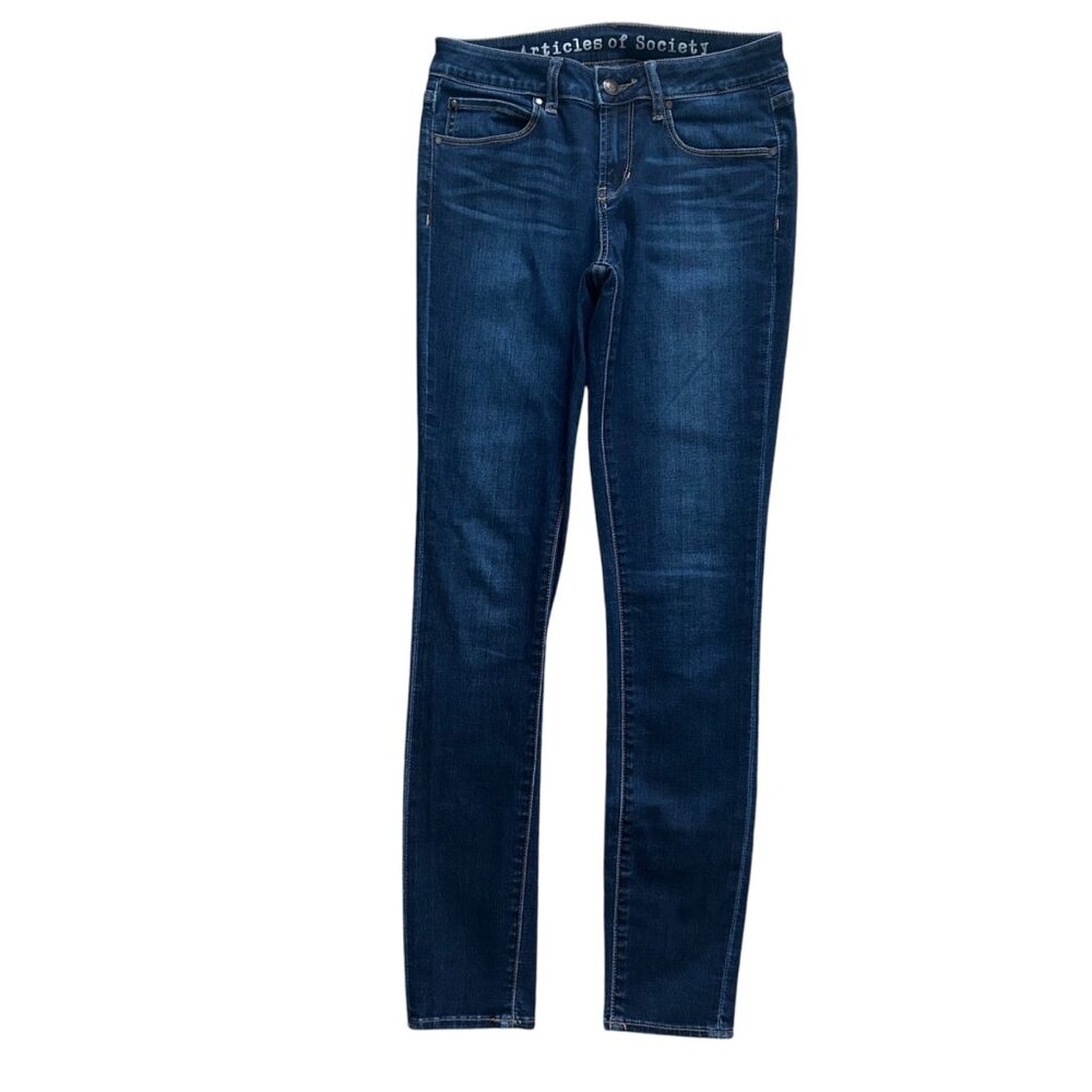 Articles Of Society Womens Jeans Size 25 Skinny Stretch Low Rise Denim